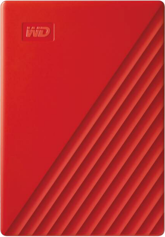 WD My Passport 4TB External Hard Drive (Red)