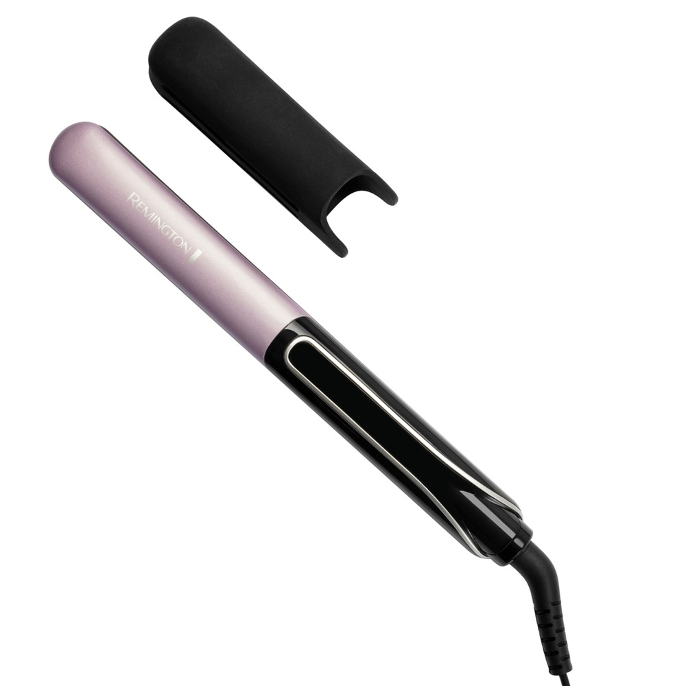 Plancha de pelo - Remington S6700, 230 ºC, 15 s, Cerámica y titanio, Lila