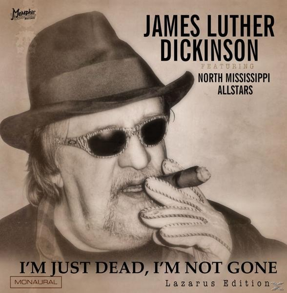 Album borító: James Luther Dickinson szivarozik. Szöveg: James Luther Dickinson, I'm Just Dead, I'm Not Gone.