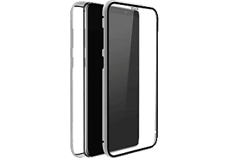 BLACK ROCK Cover 360° Glass, Full Cover, Samsung, Galaxy S9, Silber