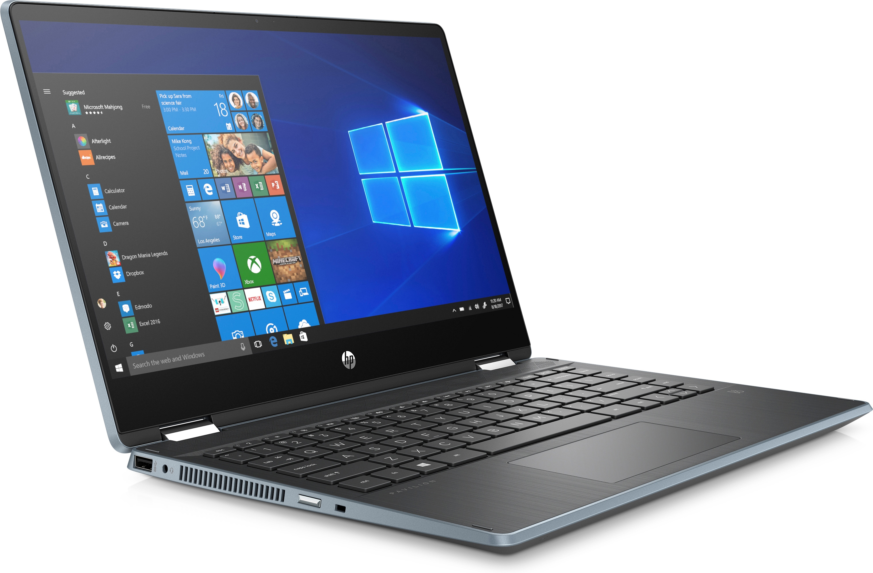 HP Pavilion x360 14-dh1351ng - 14 Zoll - Intel® Core™ i5 i5-10210U - 16 GB - 512 GB - Intel® UHD Graphics - Windows 10 Home S-Modus (32 Bit)