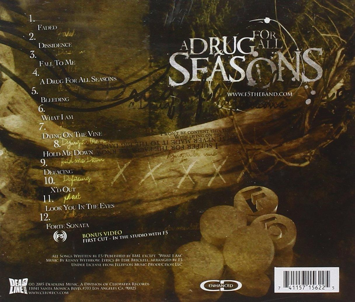F5 - A Drug For All Seasons  - (CD)