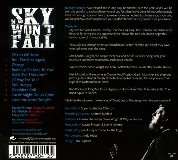 Stevie Nimmo - Sky - (CD) Fall Won\'t