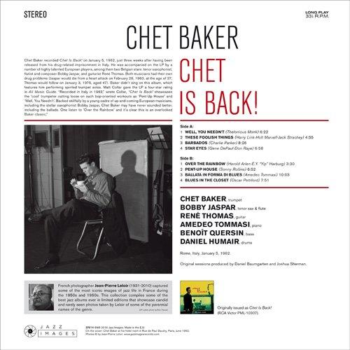 Chet Baker - Chet Is Back! (180g Vinyl)-Jean-Pierre Leloir Co  - (Vinyl)