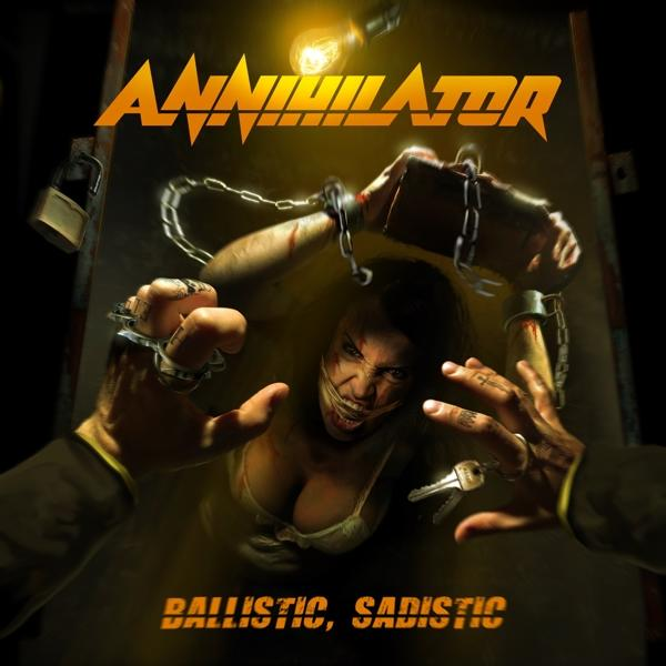 Annihilator album borító. Nő láncolt kézzel, sötét háttér.