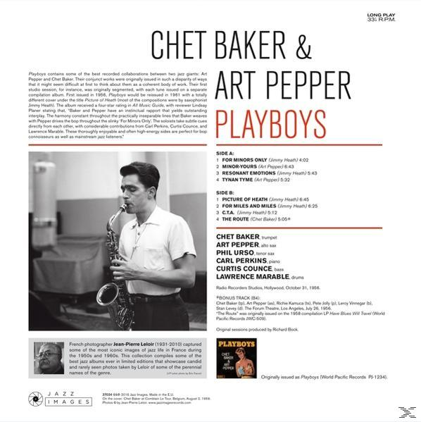 Baker, Chet / Pepper, Art - Playboys (180g Vinyl)-Jean-Pierre Leloir Collect  - (Vinyl)
