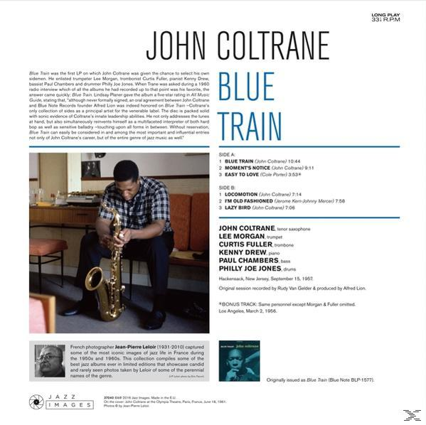 John Quartet Coltrane - Blue Train (180g Vinyl)-Jean-Pierre Leloir Colle  - (Vinyl)