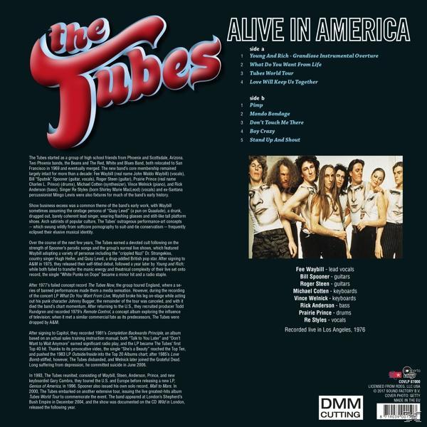 The Tubes - - America Alive In (Vinyl)