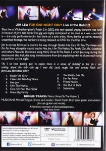Robin 2 The At Live (DVD) Lea One - Night - Jim For Only: