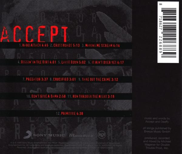Accept - Predator  - (CD)