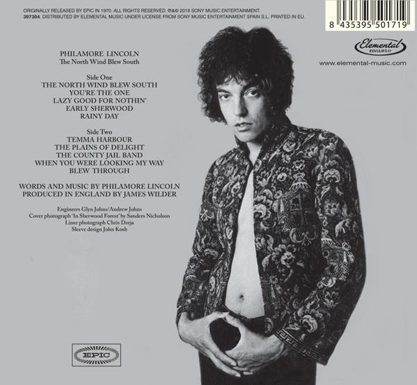 Schwarz-Weiß-Bild eines Mannes, der in die Kamera schaut. Albumcover mit Titelliste und Künstlerinformationen.