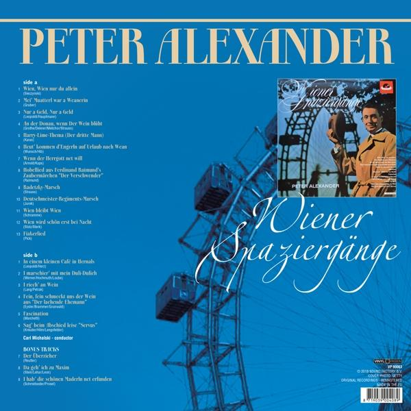 Wiener Spaziergänge - - Alexander Peter (Vinyl)