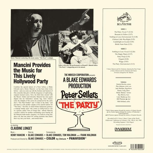 Henry Mancini - Soundtrack) (Vinyl) (Original - The Party
