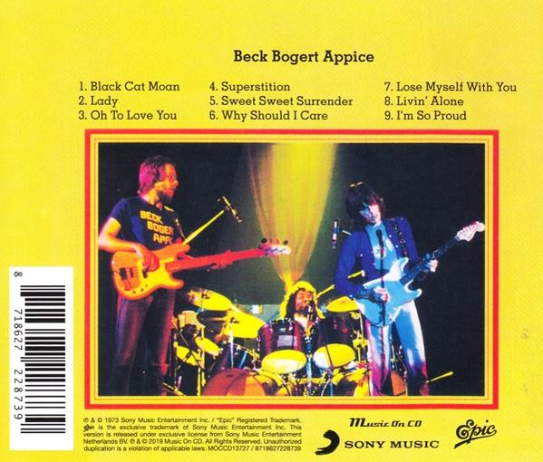 Bogert Beck, Appice - Bogert Beck & Appice  - (CD)