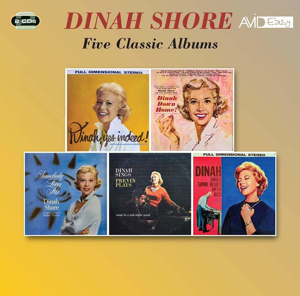 Dinah Shore - Five (CD) Classic Albums 