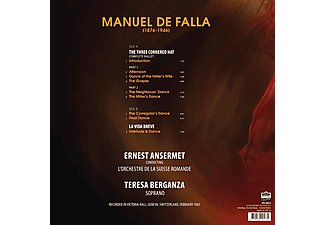 Manuel De Falla - THREE CORNERED HAT -..  - (Vinyl)