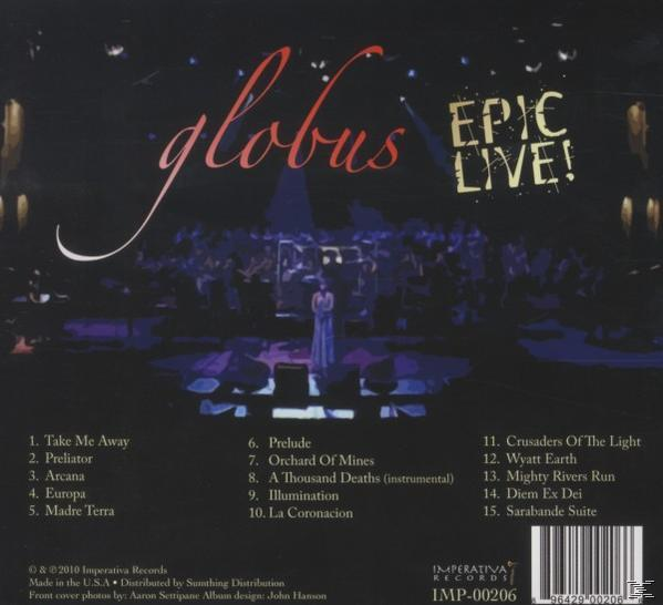 Globus - Epic Live!  - (CD)