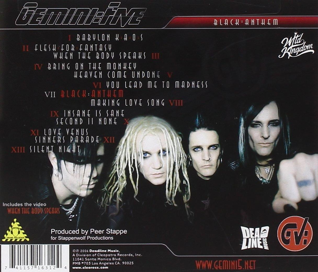 Gemini Five - Black Anthem  - (CD)