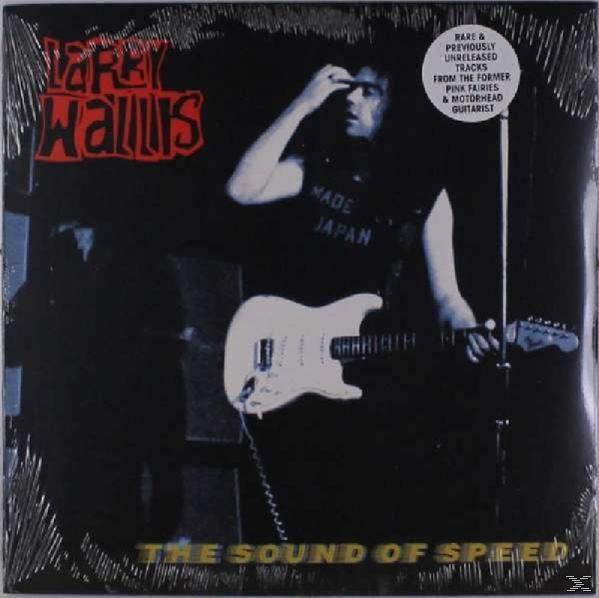 Albumcover mit Gary Holton, der eine weiße Gitarre hält. Titel: The Sound of Speed.
