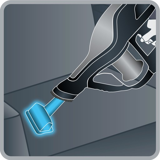 Aspirador escoba - Rowenta Air Force Flex 440 RH9209, Sin bolsa, Autonomía 30min, 0.65L, 21.9V, Púrpura negro