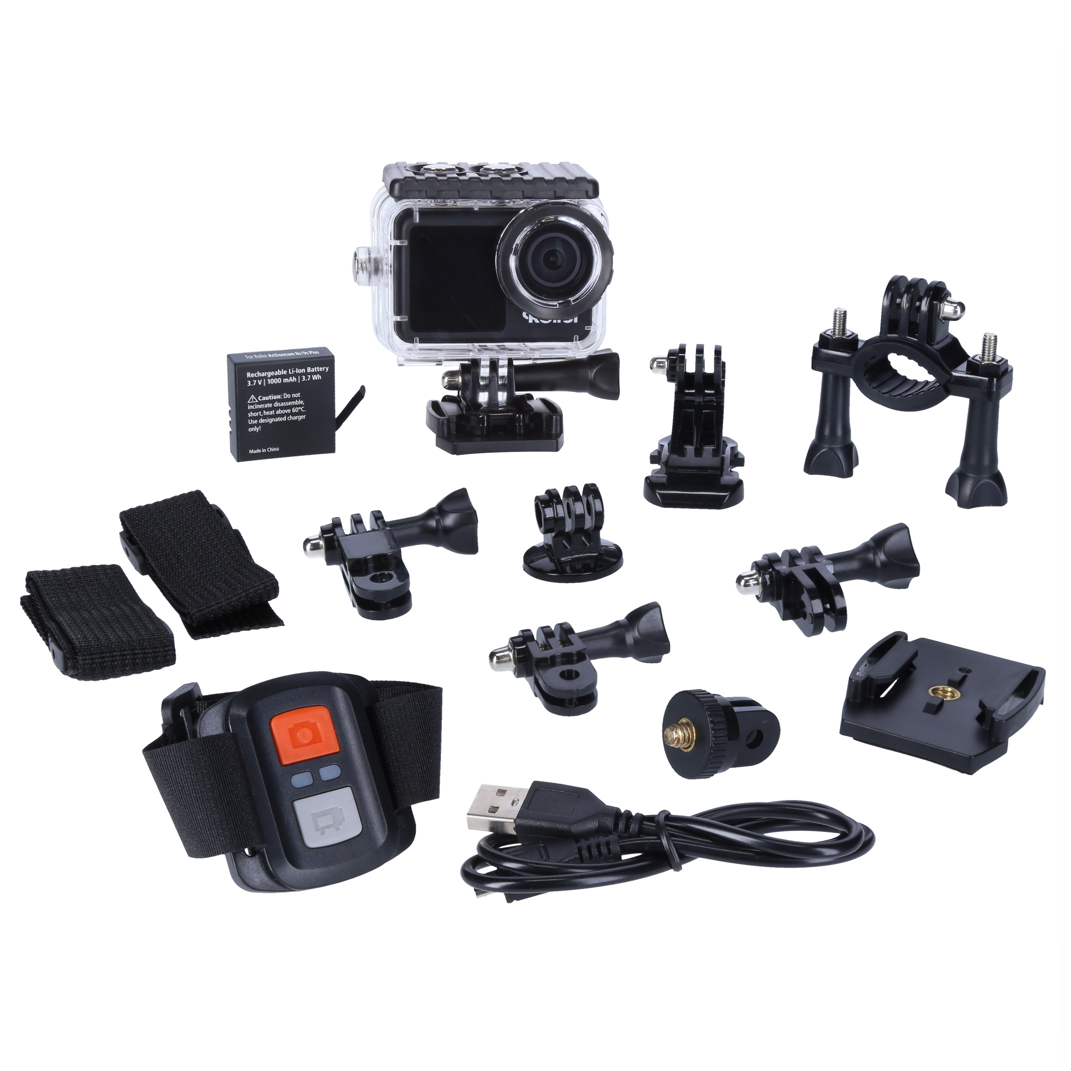 ROLLEI Actioncam 8s Plus Actioncam  inkl. Fernbedienung, WLAN, Touchscreen