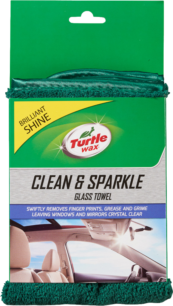 TURTLE WAX Clean & Sparkle üvegtisztító kendő