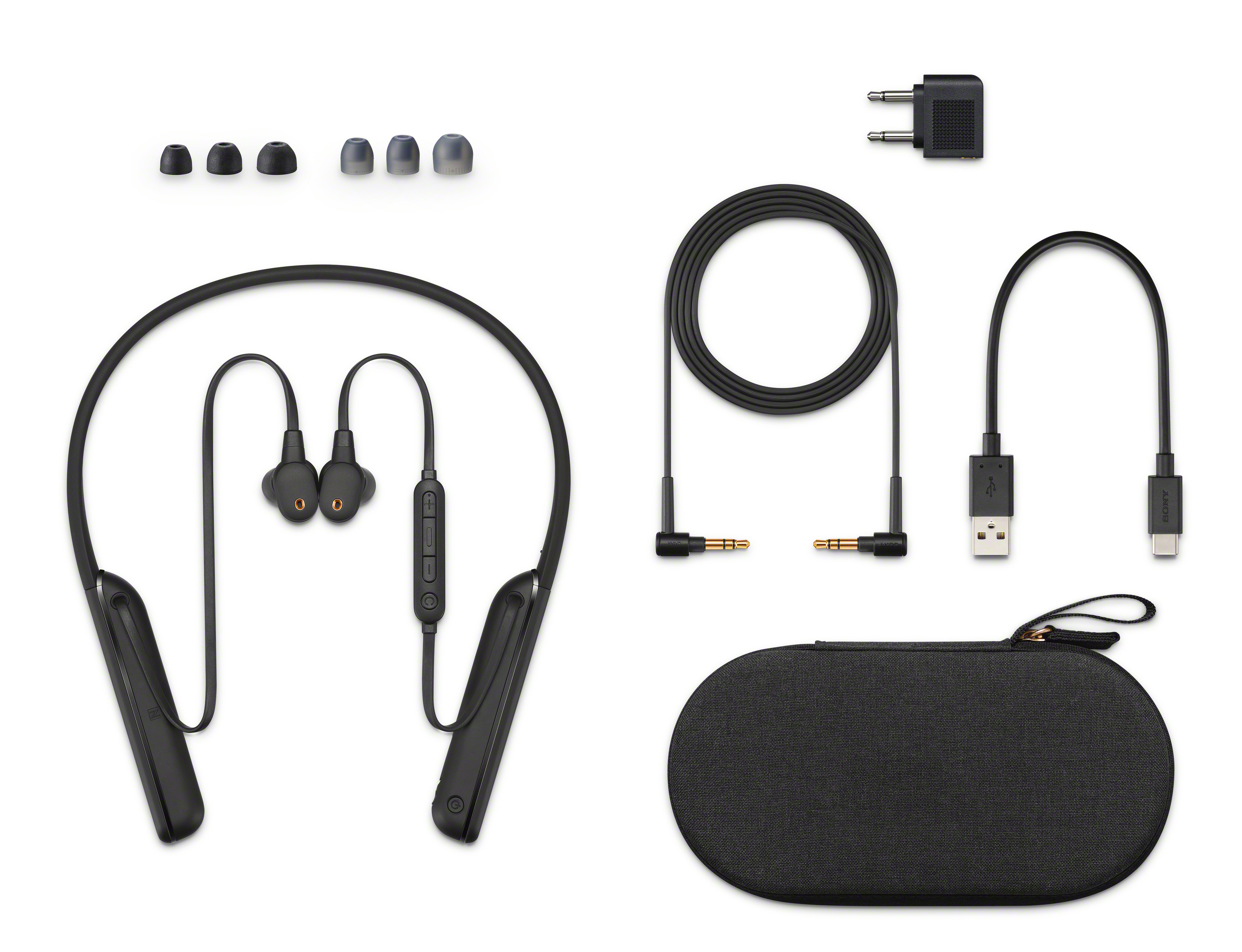 SONY WI-1000XM2, Neckband Kopfhörer Bluetooth Schwarz