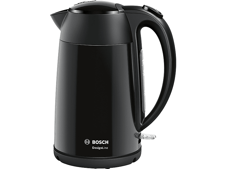 Bosch TWK3P423 Design Line Wasserkocher (Schwarz, 1.7 l, )