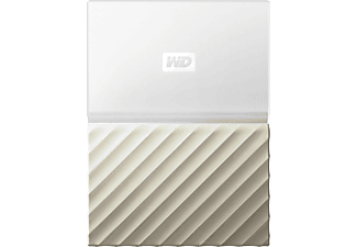 WD My Passport Ultra 1 TB 2.5" külső merevlemez USB 3.0, fehér/arany