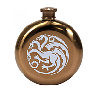 HALF MOON BAY Game of Thrones Flachmann Mother of Dragons Flachmann , Goldfarben