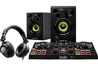 HERCULES DJ Learning Kit - All-in-One-Set (Schwarz)