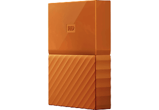 WD My Passport 3 TB 2.5" külső merevlemez USB 3.0, narancssárga