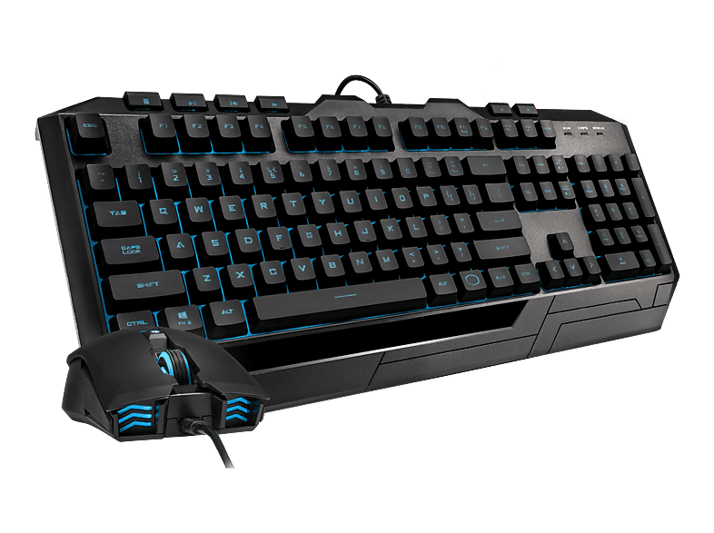 COOLER MASTER Devastator 3 Plus - Tastatur & Maus, Kabelgebunden, QWERTY, Mecha-Membran, Schwarz