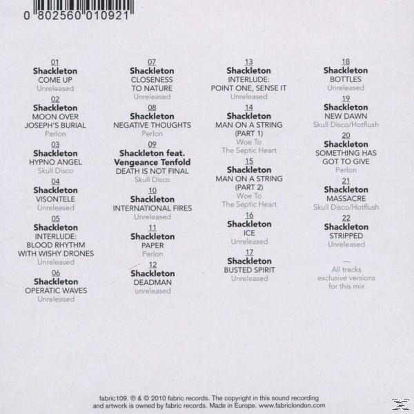 Shackleton - Fabric 55  - (CD)