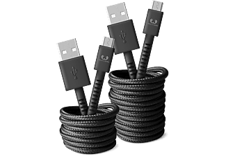 FRESH N REBEL USB-kabel - microUSB Fabriq 3 m Storm Grey (2UMC300SG)