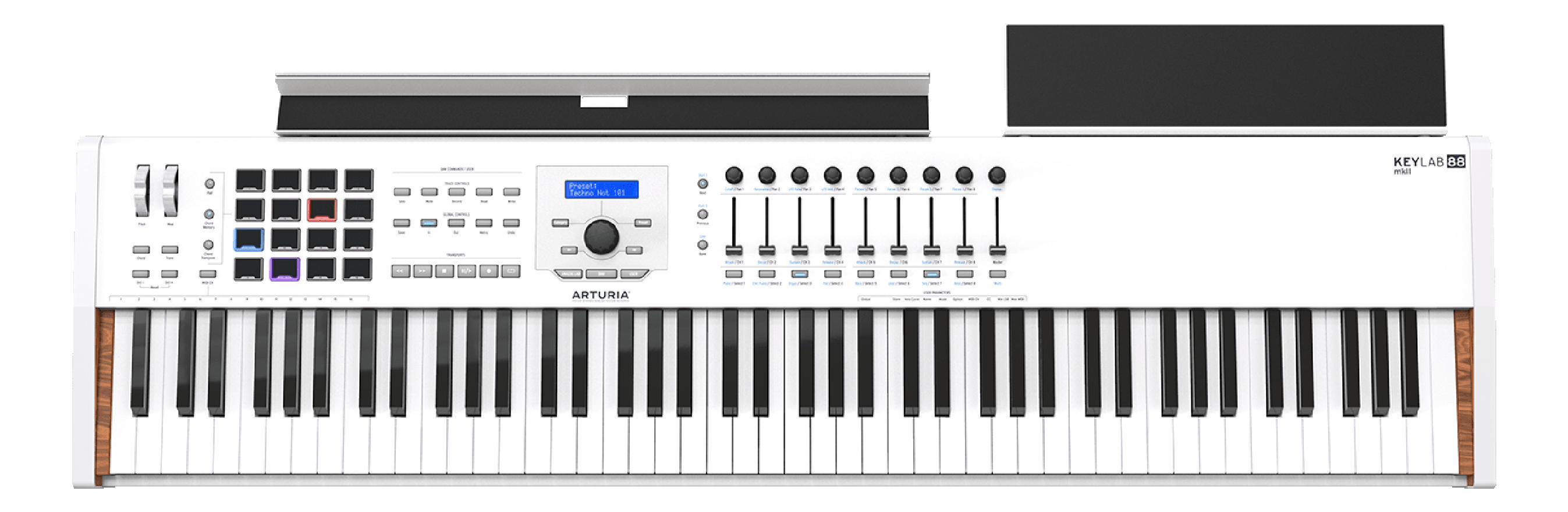 ARTURIA KeyLab 88 MkII - MIDI/USB Keyboard Controller (Weiss)