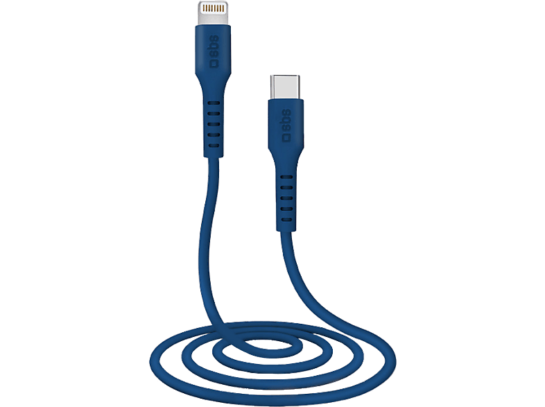 SBS USB‑C - Lightning-kabel 1 m Blauw (TECABLELIGTC1B)