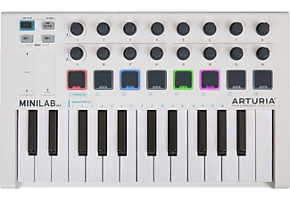 ARTURIA Minilab MKII - Contrôleur de Clavier (Blanc)