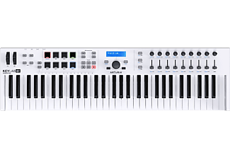 ARTURIA KeyLab Essential 61 - Contrôleur clavier MIDI/USB (Blanc)