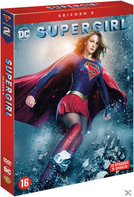 DVD-boxset van Supergirl seizoen 2. Bevat Supergirl op de cover. Bevat 22 afleveringen.