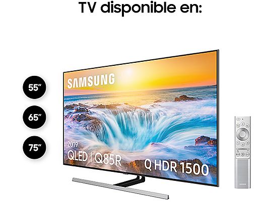 TV QLED 75"- Samsung 75Q85R, 4K UHD, IA 4K, Direct Full Array Premium, HDR 1500 Quantum dot Smart TV
