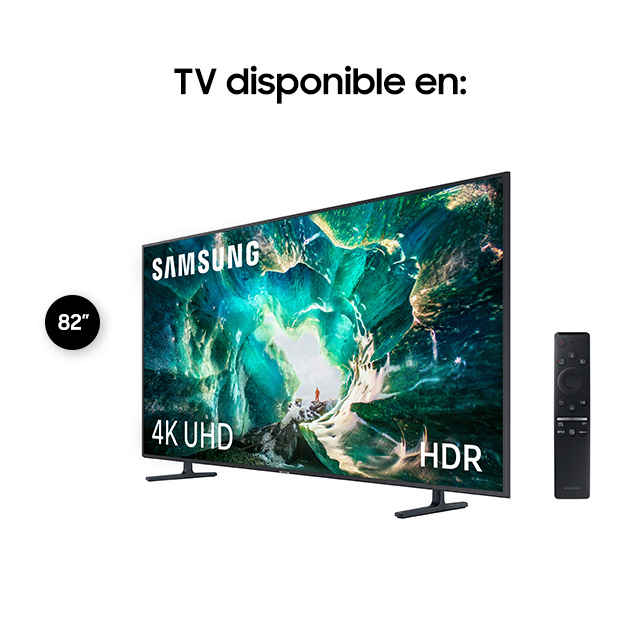 TV LED 82" - Samsung UE82RU8005UXXC, 4K UHD, HDR, Smart TV, Ultra Dimming, IA, Potenciador de juegos, Negro
