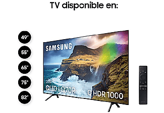 TV QLED 65" - Samsung 65Q70R, 4K UHD, IA 4K, Direct Full Array, HDR 1000, Quantum dot, Smart TV