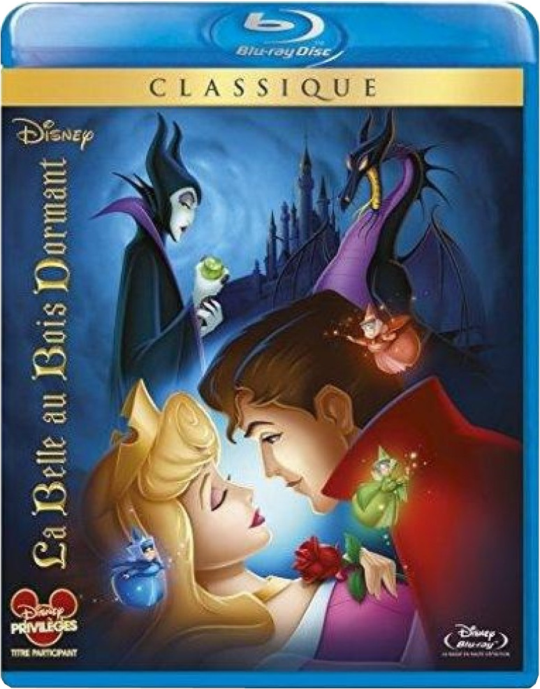 Couverture Blu-ray avec animation, fond bleu et personnages.