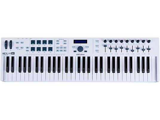 ARTURIA KeyLab Essential 49 - Contrôleur clavier MIDI/USB (Blanc)