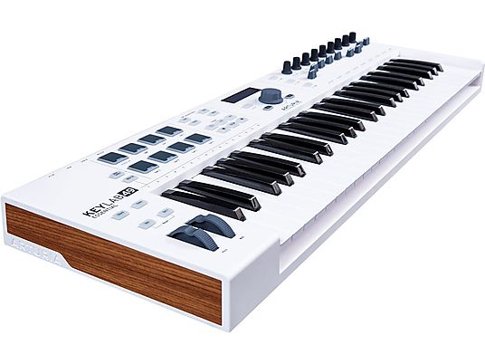 ARTURIA KeyLab Essential 49 - Contrôleur clavier MIDI/USB (Blanc)