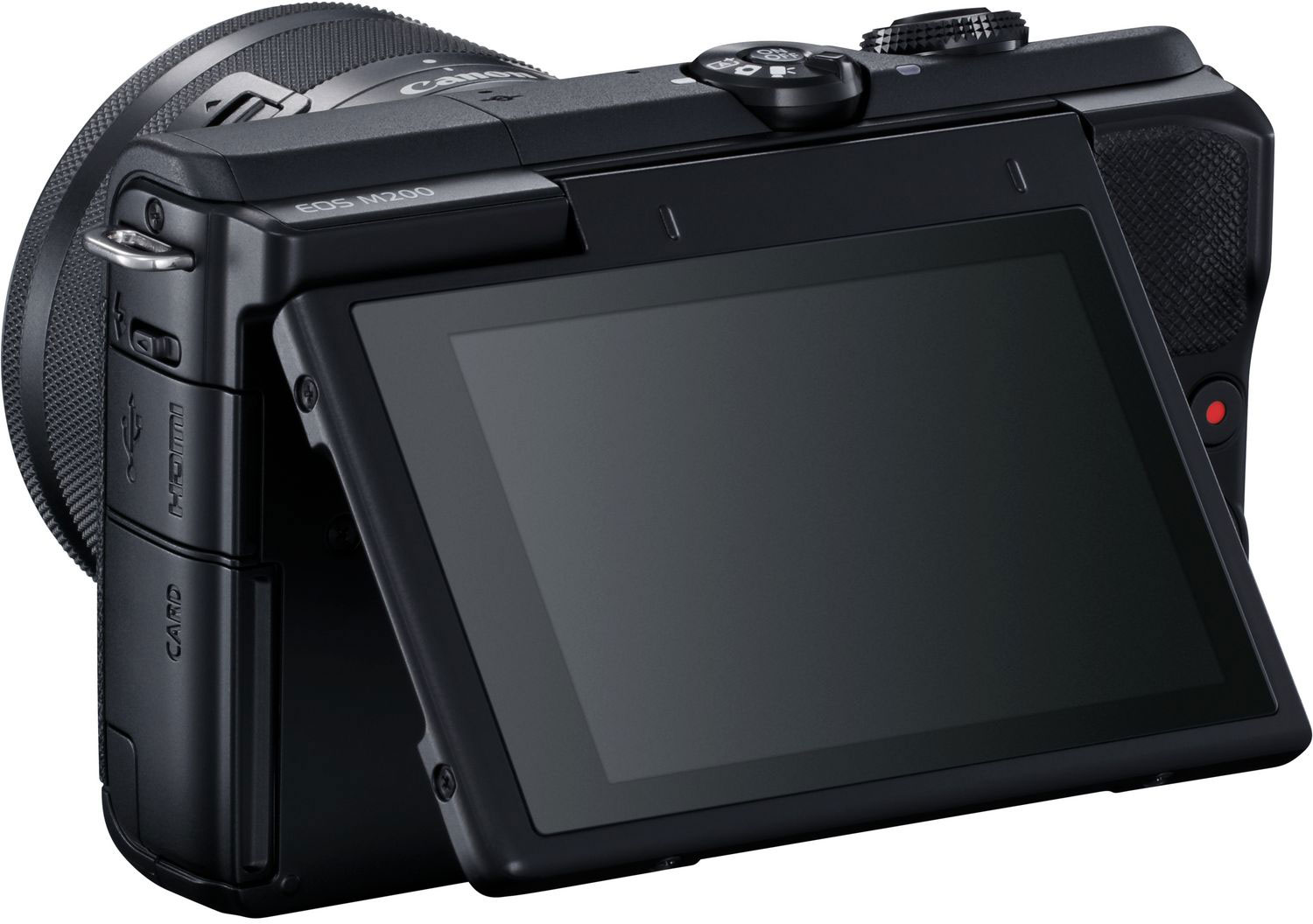 CANON Appareil photo hybride EOS M200 + 15-45 mm + 55-200 mm Noir (3699C018AA)