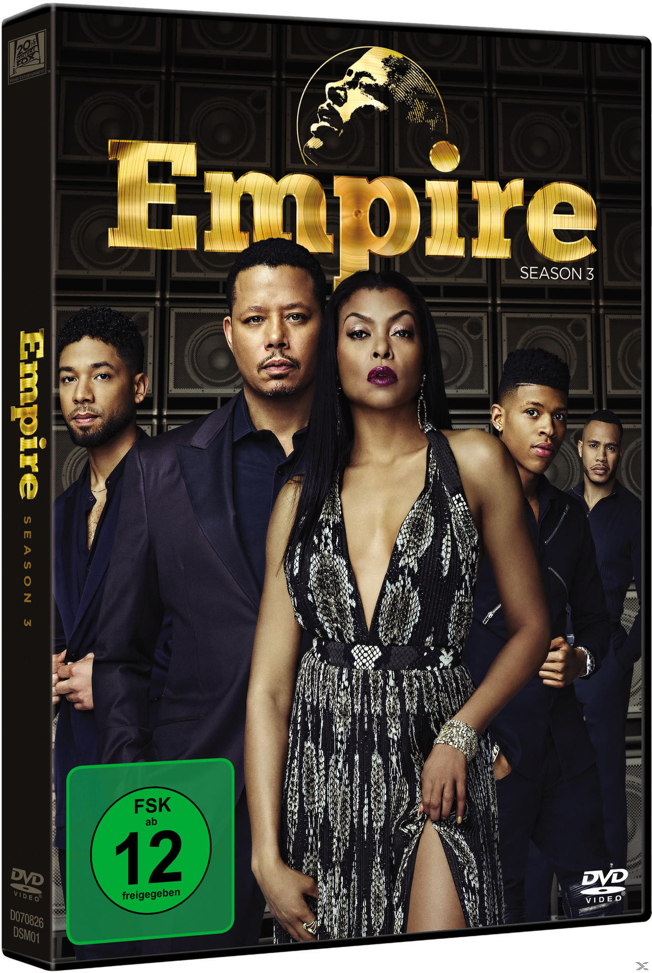DVD-Box-Set von Empire Staffel 3. Enthält Castmitglieder auf dem Cover. Grünes FSK-Label.