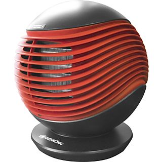 SONNENKOENIG Havanna - Stufa ceramica (Nero/Rosso)