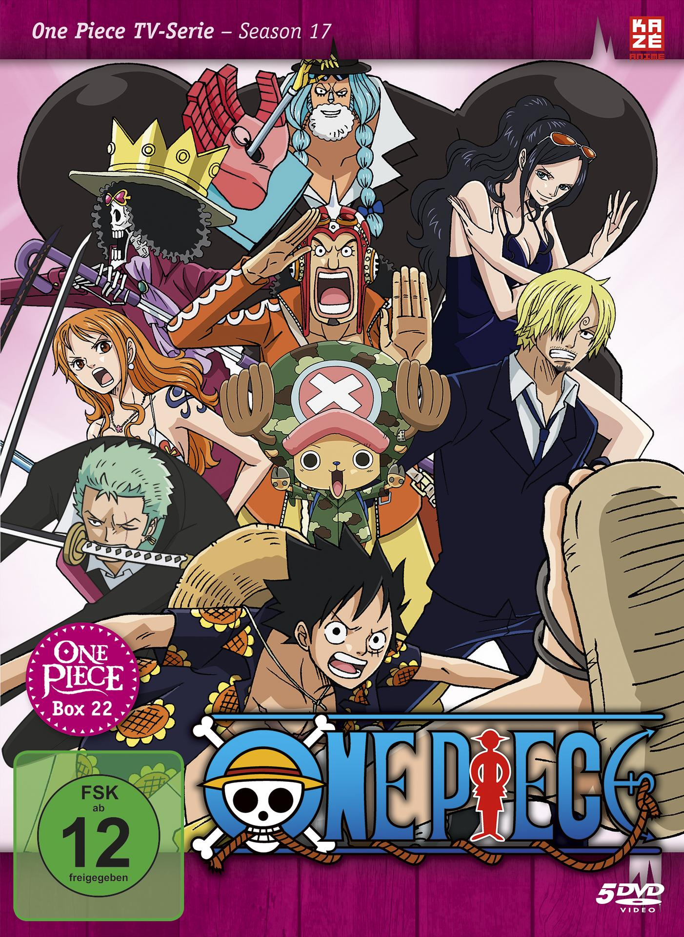 One Piece – – Box Die DVD TV-Serie Staffel DVD 22 – 17